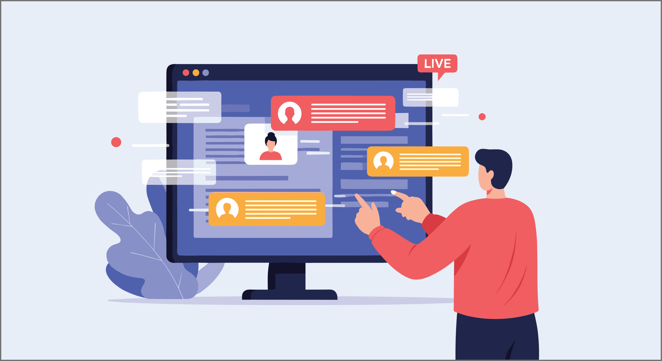 AIと検索の連携を表す構図