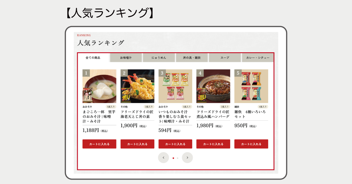 アマノフーズ人気ランキング