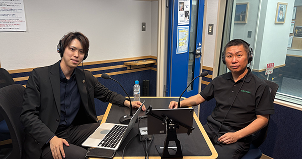 ラジオ番組「PROTO(出張版)」収録時の様子